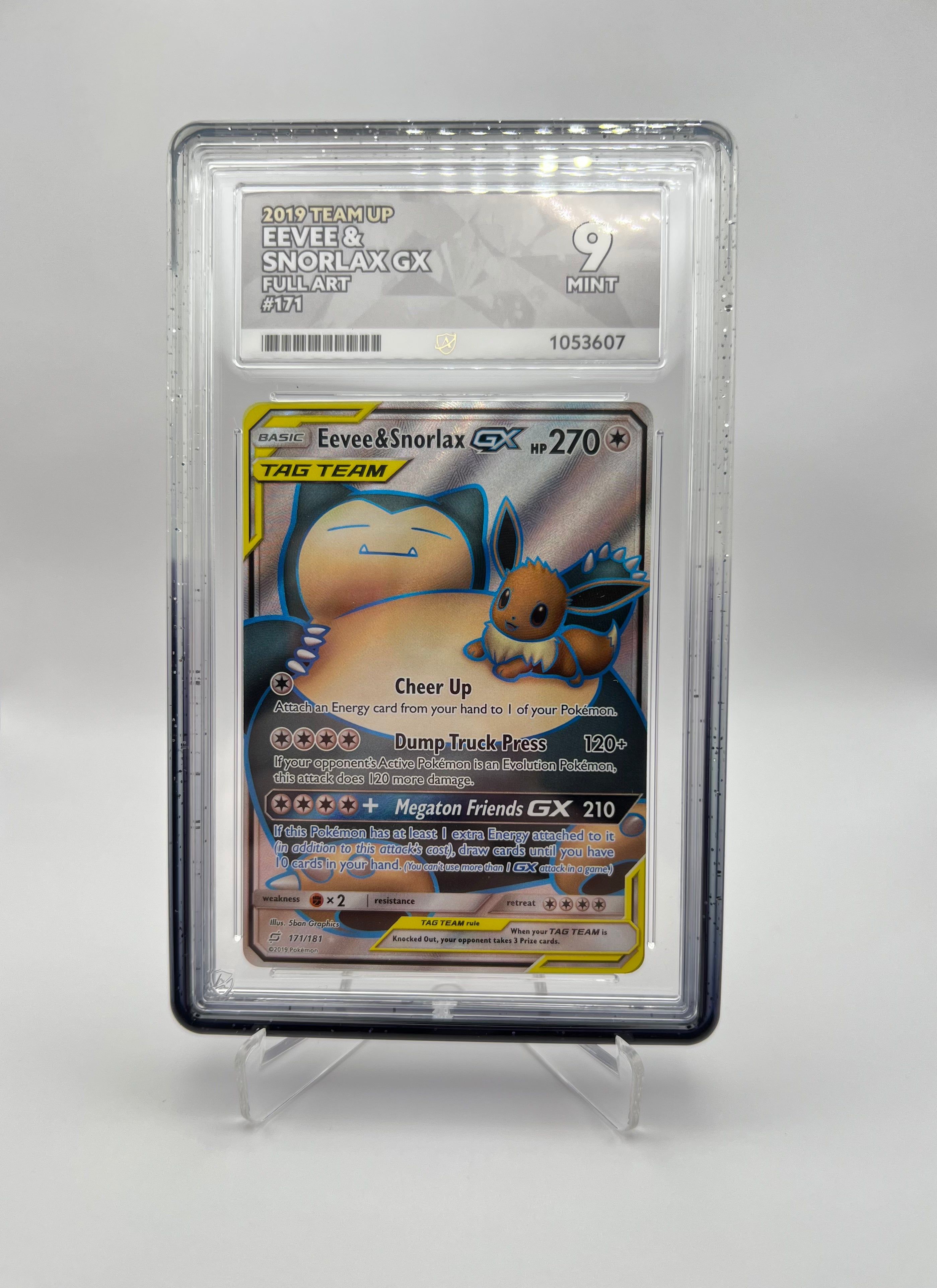 Eevee & Snorlax Gx #171 Team Up ACE 9